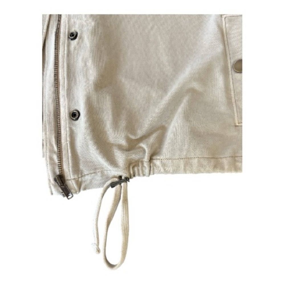 CASLON jacket, military inspired utility style Cotton, Draw string Size Large - Picture 3 of 6